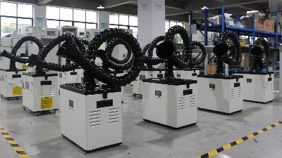 激光煙霧凈化器出貨！執(zhí)信環(huán)保科技出口訂單！
