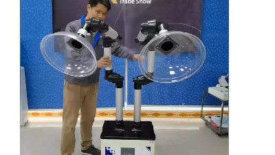 執(zhí)信環(huán)保車間除塵器設(shè)備吸塵器,除塵器小型,凈化企業(yè)車間煙塵污染！